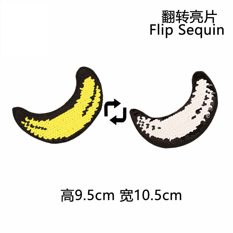 Wholesale Watermelon Sequin Flip Patch Strawberry Flip Sequin Patch